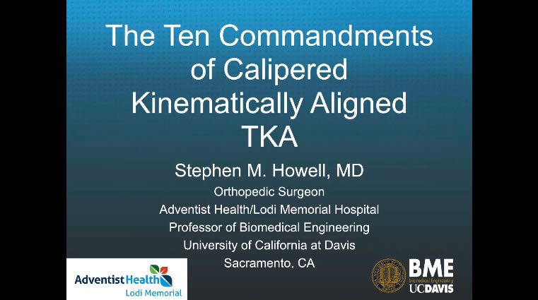 Overview: Definition of calipered kinematic alignment